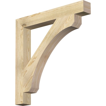 Legacy Block Rough Sawn Bracket, Douglas Fir, 4W X 32D X 32H